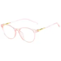 aaSccex Stilvolle Unisex-Brille ohne Sehstärke, quadratisch, mit klaren Gläsern Kinder Brille (Pink, One Size) - Einheitsgröße