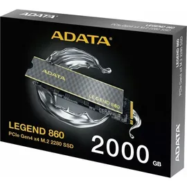 A-Data Adata LEGEND 860 2TB PCIe 4x4 6000/5000 MB/s M.2 (SLEG-860-2000GCS)