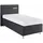 Westfalia Schlafkomfort Boxspringbett 100 x 200 cm H2 Grau