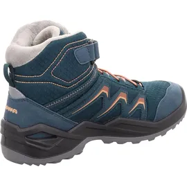 Lowa Maddox Warm GTX Mid Kinder Petrol/Rose 38