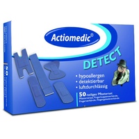 Gramm Medical Actiomedic® DETECT Pflasterset wasserabweisend Blau 50-teilig