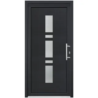 PANTO Haustür Modell K017 DIN rechts anthrazit 110 x 210 cm