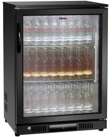 Bartscher Barkühlschrank 124L, Barkühlschrank mit 124 Litern Fassungsvermögen und Innenbeleuchtung, 1 Stück