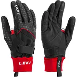 Leki Nordic Circuit Langlaufhandschuhe Schwarz/Rot 6,5
