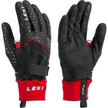 Leki Nordic Circuit Langlaufhandschuhe Schwarz/Rot 6,5