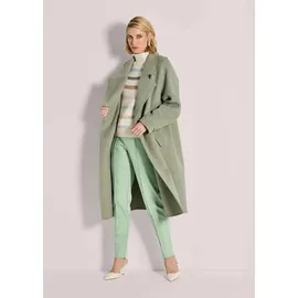 Madeleine "Wollmantel Eleganter Mantel mit Kaschmir", Damen, Gr. 44, grün (eisgrün), Obermaterial: 75% Wolle mw. 15% Polyester PES. 5% sonstige Fasern AF. 5% Kaschmir WS., Modern, Mäntel