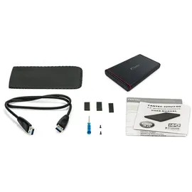 Fantec 225U3-6G 2.5" Festplattengehäuse, schwarz