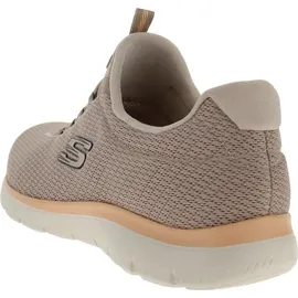 SKECHERS Summits Damen Slip-On Sneaker Beige/Taupe 42