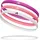 adidas Haarbänder – Lila Burst, Bliss Pink, Weiß