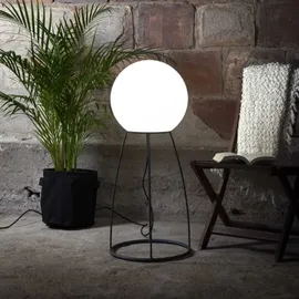 Star Trading Stehleuchte Kunststoff/Metall 95 cm E27 1 Stück Schwarz/Weiß