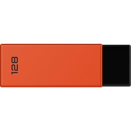 Emtec C350 Brick - USB-Flash-Laufwerk - 128 GB USB 2.0 Schwarz, Orange