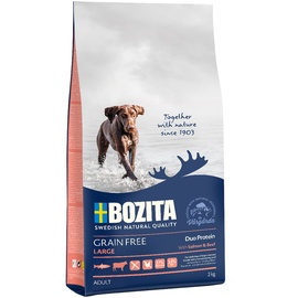 Bozita Grain Free Lachs & Rind für Große Hunde - 2 Kilogramm
