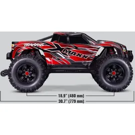 TRAXXAS RC-Buggy X-Maxx 4WD RTR rot (1:5)