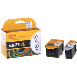 Kodak 30 schwarz + CMY