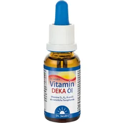 Vitamin Deka Öl D3+k2+a+e Dr. Jacob's 20 ML