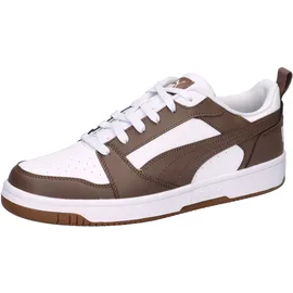 Puma Rebound V6 Low Puma White/Flat Bronze/Gum 45