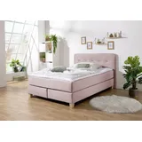 Home Affaire Boxspringbett »Fargo«, in Überlänge 220 cm, mit Topper, 3 Ausführungen, 4, Breiten