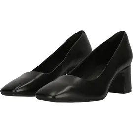 CLARKS Fernie Court Shoe, Black Leather, 37 EU