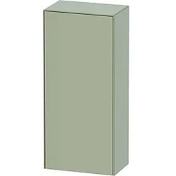Duravit White Tulip Halbhochschrank WT1322L6060 40 x 24 cm, Taupe Seidenmatt, 1 Türe links, 2 Glasfachböden