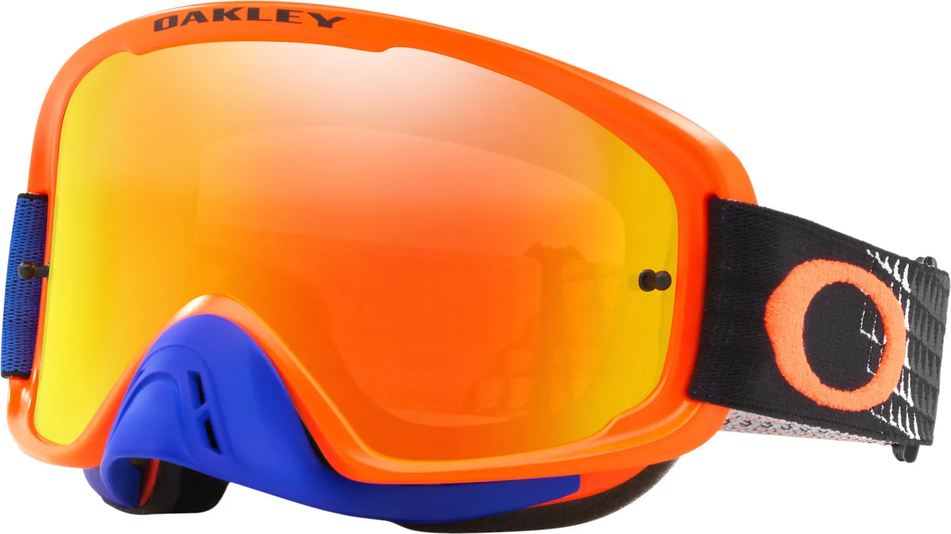 Oakley O Frame 2.0 Dissolve Orange Blue Motocross Bril, blauw-oranje, Eén maat Voorman