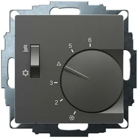 EBERLE UTE 1770-Anthrazit-55 Raumthermostat 5-30C AC230V