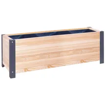 Wilk Pflanzkübel 120 x 40 x 41 cm Schwarz