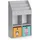 Vicco Kinderregal Luigi 72 x 114 cm MDF grau