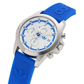 adidas Expression Two Chrono Silikon blau 44 mm AOFH24520