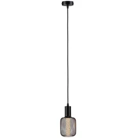Paulmann Ravi 1-flg. 8 cm rund schwarz matt