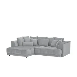 Switch Eckcouch Mikrofaser 3-Sitzer Grau