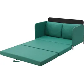 [en.casa] Schlafsofa Soini mit Liegefunktion Grün [en.casa]