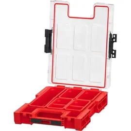 QBRICK Kleinteilemagazin Kunststoff 365 x 265 x 77 mm Rot