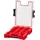QBRICK Kleinteilemagazin Kunststoff 365 x 265 x 77 mm Rot