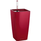 LECHUZA Maxi-Cubi Komplettset 14 x 14 x 26 cm scarlet rot hochglanz