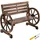 Tectake Howdy 106 x 55 x 78 cm Braun