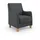 Home Affaire Sessel Palmera Mikrofaser 70 x 93 x 75 cm schwarz mit Federkern