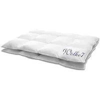 HANSKRUCHEN GmbH HANSKRUCHEN Wolke 7 Daunenbettdecke 155x220 cm Warm 90% Daunen waschbar Allergiker Winterdecke atmungsaktiv Bettdecke weiss - Weiß