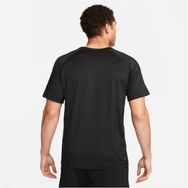 Nike Dri-FIT Ready kurzarm Fitnessshirt Herren 010 black/cool grey/white XL