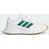 adidas Unisex Kinder S2G 26 SPIKELESS GOLFSCHUH - Cloud White / Collegiate Green / Gum M2, 39 1/3