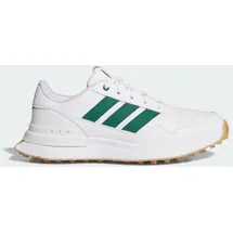 adidas Unisex Kinder S2G 26 SPIKELESS GOLFSCHUH - Cloud White / Collegiate Green / Gum M2, 39 1/3