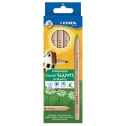 LYRA Farbstift Farb-Riese® 6ST natur L3931060 Kartonetui