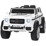 Costway 12V Mercedes-Benz Maybach Kinderauto mit 2,4G-Fernbedienung, Elektroauto mit MP3, Hupe - weiß