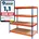 200 x 60 x 180 Blau/Orange