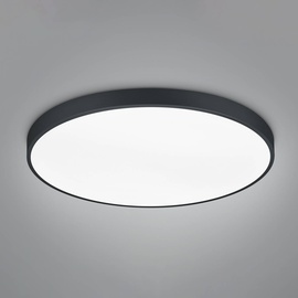 Trio Lighting LED-Deckenlampe Waco, CCT, Ø 75 cm, schwarz matt