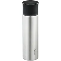 Relaxdays Trinkflasche Edelstahl, 750 ml, auslaufsicher, Kalt-& Heißgetränke, Vakuum