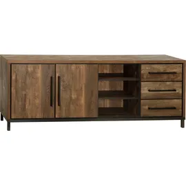 omg design Sideboard Vasto 220 x 80 x 45 cm Braun