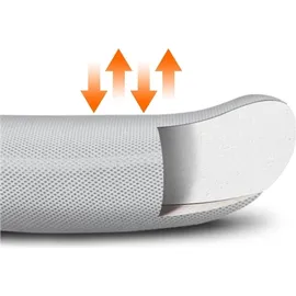 Yaheetech Bürostuhl Schreibtischstuhl Drehstuhl Chefsessel höhenverstellbar Ergonomisches Design Grau