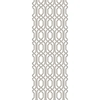 Queence Vinyltapete »Rebecca« Farbverlauf abstrakt bedruckt gemustert glatt 90x250cm, selbstklebend, kinderleichte Anbringung,, Sticker, weiß