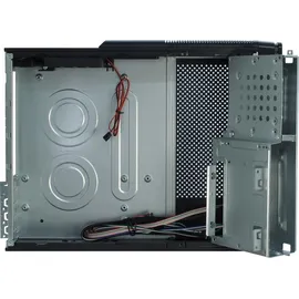 Inter-Tech IT-607 mini-ITX/μATX Gehäuse - Schwarz (ohne Netzteil)