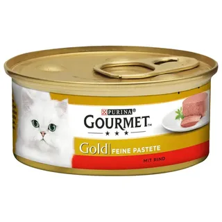 Purina Gourmet Gold Feine Pastete Rind 12 x 85 g